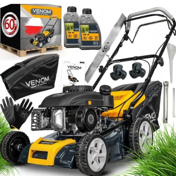 mocna kosiarka spalinowa venom 41cm napĘd stalowa obudowa lekka super