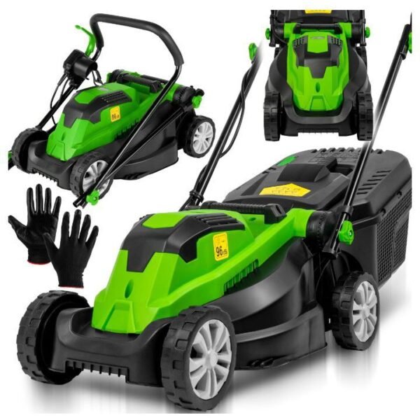 kosiarka elektryczna lekka mocna do trawy duŻy kosz 30l 2100w maltec