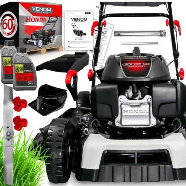 mocna kosiarka spalinowa z napĘdem 53cm silnik honda 201cc mulczowanie 9w1